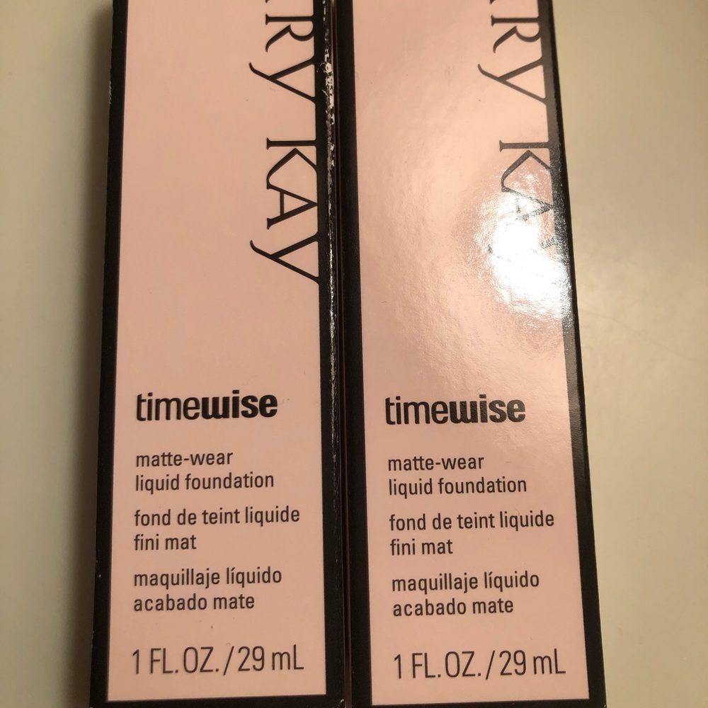 2 Mary Kay Matte wear liquid foundations-shade: Ivory 2 *special request bundle*
